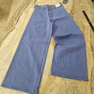 Universal Thread Lavender-Blue Wide Leg Denim Pants NWT
